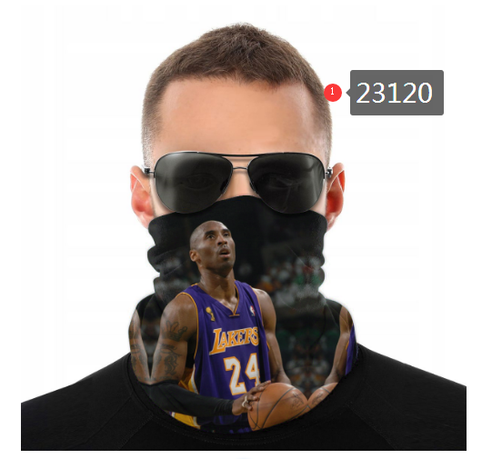 NBA 2021 Los Angeles Lakers #24 kobe bryant 23120 Dust mask with filter->->Sports Accessory